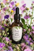 Petal and Resin Facial Elixir, Calendula Frankincense Toner, pH Balancing Mist