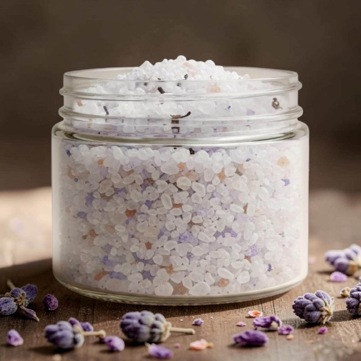 Lavender and Jasmine aromatherapy bath salts, handmade botanicals, Himalayan pink, dead sea, Epsom salt