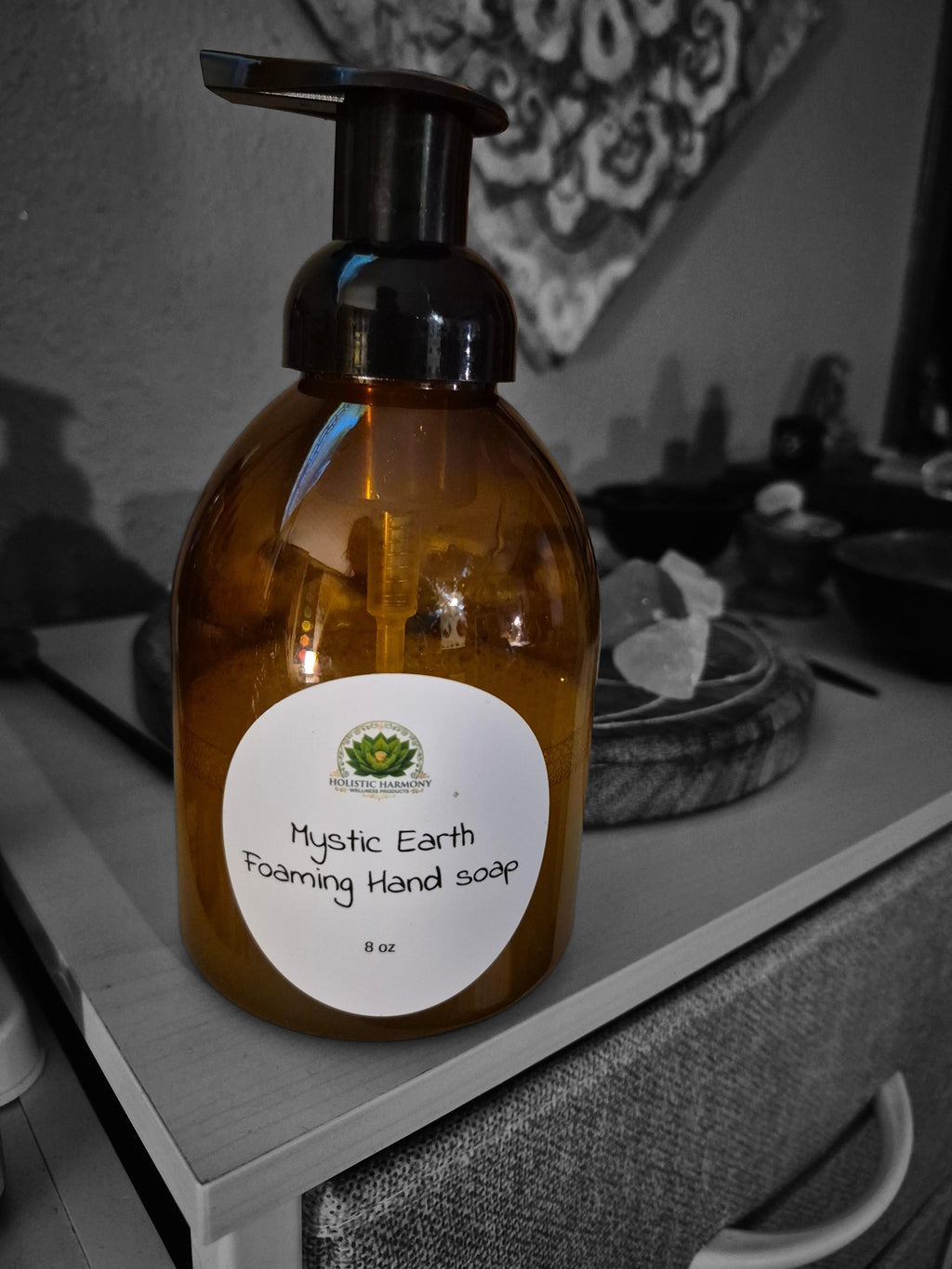Mystic Earth Foaming Hand Soap, Aromatherapy, Botanical, Herbal Essential Oil Blend, Witchy Self Care
