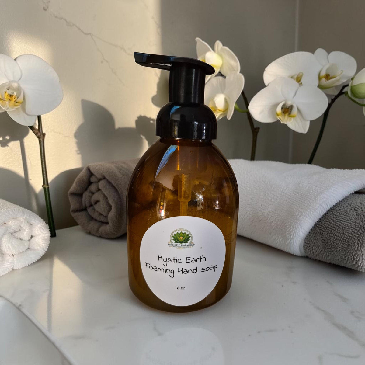 Mystic Earth Foaming Hand Soap, Aromatherapy, Botanical, Herbal Essential Oil Blend, Witchy Self Care