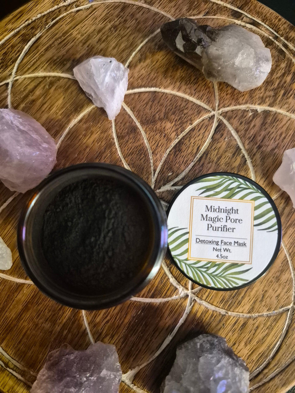 Midnight Magic Pore Purifier, Activated Charcoal mask, detoxing face mask